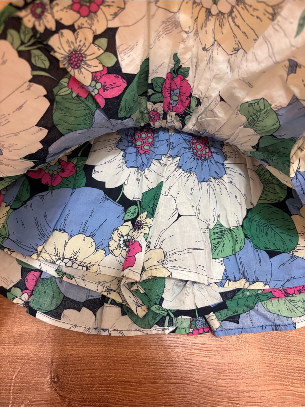 Gap Kids Girls Floral Tiered Skirt with Smocked Waist XS 4-5 - Picture 4 of 5